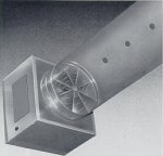 Power tube fan - make-up air handling unit
